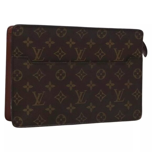 LOUIS VUITTON Monogram Pochette Homme Clutch Bag - Picture 1 of 16
